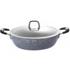 Berlingerhaus Pekáč kulatý s mramorovým povrchem s poklicí 28 cm Gray Stone Touch Line