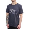 Alpha Industries Basic T Shirt Rep Blue tričko pánske Farba: modrá, Veľkosť: S Alpha Industries Basic T Shirt Rep Blue tričko pánske Farba: modrá, Veľkosť: S