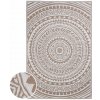 Butlers COLOUR CLASH Vonkajší koberec kruhy 180 x 118 cm - sivobiela Butlers COLOUR CLASH Vonkajší koberec kruhy 180 x 118 cm - sivobiela