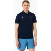 Pánske tričko Lacoste Roland Garros Performance Short Sleeved Ribbed Collar Shirt Navy Blue L Pánske tričko Lacoste Roland Garros Performance Short Sleeved Ribbed Collar Shirt Navy Blue L