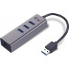 i-tec USB 3.0 Metal HUB 3 Port + Gigabit Ethernet Adapter i-tec USB 3.0 Metal HUB 3 Port + Gigabit Ethernet Adapter