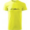 EKG formula - Klasické pánske tričko vyššej gramáže - 2XL ( Neonová žltá ) EKG formula - Klasické pánske tričko vyššej gramáže - 2XL ( Neonová žltá )