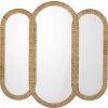 Nástenné zrkadlo Cardiz 80 x 80 cm, béžové Nástenné zrkadlo Cardiz 80 x 80 cm, béžové