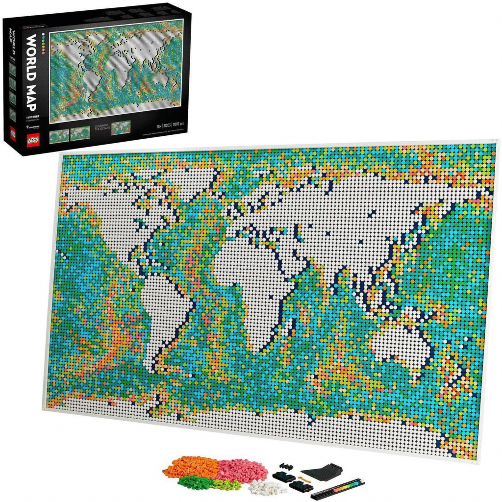 LEGO® Art 31203 Mapa sveta