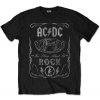 AC/DC Tričko Cannon Swig Vintage Unisex Black M AC/DC Tričko Cannon Swig Vintage Unisex Black M