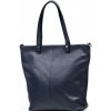 Blaire Kožená shopper kabelka Pegy modrá K00661-004-02 Blaire Kožená shopper kabelka Pegy modrá K00661-004-02