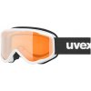 Detské lyžiarske okuliare Uvex Speedy Nova - biela/laserová zlatá (S2) uni Detské lyžiarske okuliare Uvex Speedy Nova - biela/laserová zlatá (S2) uni
