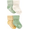 CARTER'S Ponožky Stripes Yellow neutrál LBB 4ks NB/ veľ. 56 CARTER'S Ponožky Stripes Yellow neutrál LBB 4ks NB/ veľ. 56