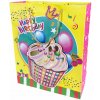 Darčeková taška stredná Happy Birthday s trblietkami Typ: 1 Darčeková taška stredná Happy Birthday s trblietkami Typ: 1
