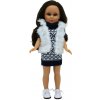 Panenka Naia v pletených šatech a bílé vestičce od firmy Folk Artesanía (41 cm ) Panenka Naia v pletených šatech a bílé vestičce od firmy Folk Artesanía (41 cm )