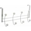 Walteco Vešiak na dvere 4 háčiky, zavesenie 4 cm, chróm , 8080 Walteco Vešiak na dvere 4 háčiky, zavesenie 4 cm, chróm , 8080