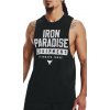 Under Armour | UA PJT ROCK IRON MUSCLE TANK-BLK | čierna| S Under Armour | UA PJT ROCK IRON MUSCLE TANK-BLK | čierna| S