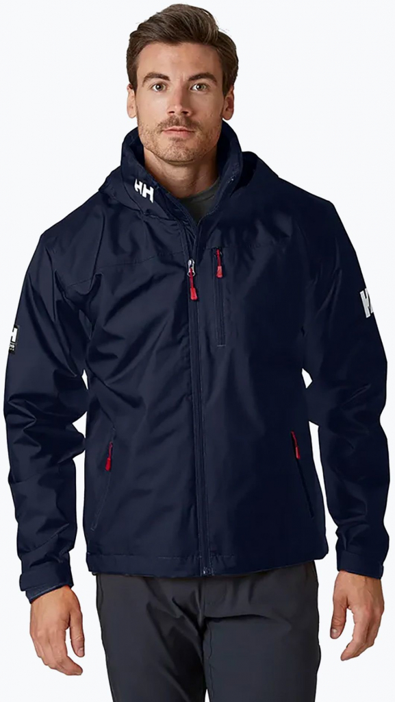 Helly Hansen Men\'s Crew Hooded Midlayer Sailing jacket Navy