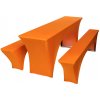 TENTino Elastický poťah STANDARD na pivný set 220x50 - 220x70 cm Farba obrusu: ORANŽOVÁ / ORANGE TENTino Elastický poťah STANDARD na pivný set 220x50 - 220x70 cm Farba obrusu: ORANŽOVÁ / ORANGE