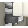 BLUM K-BLUM Merivobox E Boxcap 400 mm, 40 kg, Orion sivá, vnútorné, sklo BLUM K-BLUM Merivobox E Boxcap 400 mm, 40 kg, Orion sivá, vnútorné, sklo