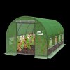 Garden Line ZÁHRADNÝ FÓLIOVÝ TUNEL 4 SEGMENTOVÝ 6 x 3 x 2 M ZELENÝ S MOŽNOSŤOU DODATOČNEJ VENTILÁCIE *3934