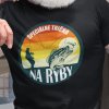 Tričko s potlačou Špeciálne tričko na ryby Pánsky Čierna 134 cm/8 rokov Tričko s potlačou Špeciálne tričko na ryby Pánsky Čierna 134 cm/8 rokov