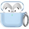AppleKing transparentný obal s karabínou pre AirPods 4 - modrý - možnosť vrátiť tovar ZADARMO do 30tich dní AppleKing transparentný obal s karabínou pre AirPods 4 - modrý - možnosť vrátiť tovar ZADARMO do 30tich dní