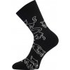 Boma dámske ponožky Mačkana čierna