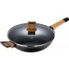 Bergner Panvica hlboká s nepriľnavým povrchom a pokrievkou 28 cm Earth Black Bergner Panvica hlboká s nepriľnavým povrchom a pokrievkou 28 cm Earth Black