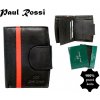 Paul Rossi peňaženka kožená N 26 MT black red