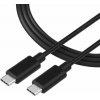 Tactical KP31187 Smooth Thread USB-C/USB-C, 1m, černý Tactical KP31187 Smooth Thread USB-C/USB-C, 1m, černý