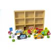 TOOKY TOY Sada drevených vozidiel a dopravných značiek TOOKY TOY Sada drevených vozidiel a dopravných značiek