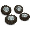 Rollytoys Nafukovacie pneumatiky na traktory Farmtrac Premium - šedé Rollytoys Nafukovacie pneumatiky na traktory Farmtrac Premium - šedé