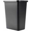 Kadax ODPADKOVÝ KÔŠ NA TRIEDENÝ ODPAD VEDRO VEĽKÝ 10 L ČIERNY S RUKOVÄŤOU