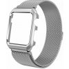Remienok Bikson s ochranným rámom pre Apple Watch 4/5/6/SE/SE 2022 (44mm) - Silver Remienok Bikson s ochranným rámom pre Apple Watch 4/5/6/SE/SE 2022 (44mm) - Silver
