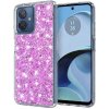 Techsuit lesklé glitrové puzdro na Motorola Moto G14 – purpurové Techsuit lesklé glitrové puzdro na Motorola Moto G14 – purpurové