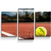 Sablio Obraz - 3-dílný Tenis - 75x50 cm Sablio Obraz - 3-dílný Tenis - 75x50 cm