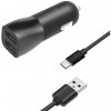 FIXED Autonabíjačka USB-C 15W Smart Rapid Charge, čierna FIXCC15-2UC-BK - Univerzálny 2xUSB adaptér do auta s USB-C káblom FIXED Autonabíjačka USB-C 15W Smart Rapid Charge, čierna FIXCC15-2UC-BK - Univerzálny 2xUSB adaptér do auta s USB-C káblom