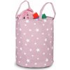 Úložný box Nukido Koš na hračky, růžovobílý (JANSHOP_740226) Úložný box Nukido Koš na hračky, růžovobílý (JANSHOP_740226)