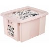 Skladovací box na hračky Minnie ružový Skladovací box na hračky Minnie ružový