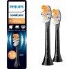 Philips Sonicare A3 Premium All-in-one Prestige HX9092/88, černá, 2ks, náhradní hlavice Philips Sonicare A3 Premium All-in-one Prestige HX9092/88, černá, 2ks, náhradní hlavice