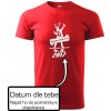 Bachelor Crew - Klasické pánske tričko vyššej gramáže - 2XL ( Červená ) Bachelor Crew - Klasické pánske tričko vyššej gramáže - 2XL ( Červená )