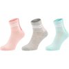 Umbro detské ponožky STRIPED SPORTS SOCKS JNR - 3 PACK lososová sivá svetlo zelená Umbro detské ponožky STRIPED SPORTS SOCKS JNR - 3 PACK lososová sivá svetlo zelená