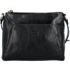 Dámska kožená crossbody kabelka čierna - Katana Baylei čierna Dámska kožená crossbody kabelka čierna - Katana Baylei čierna