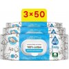 GoWipes s Aloe vodou a mandlovým mlékem 3 x 50 ks