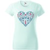 Dámske tričko s Ľudovým motívom srdce Dámske tričko s Ľudovým motívom srdce