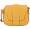 Mondo Italia Žltá talianska kožená kabelka na rameno 870A Žltá Mondo Italia Žltá talianska kožená kabelka na rameno 870A Žltá