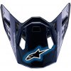 ALPINESTARS šilt pre prilby SUPERTECH edícia TROY LEE DESIGNS tmavo modrá verzia ECE 22.06 ALPINESTARS šilt pre prilby SUPERTECH edícia TROY LEE DESIGNS tmavo modrá verzia ECE 22.06
