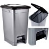 Dunya Odpadkový kôš plastový 40 l antracit