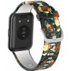 eses Silikónový remienok pre Huawei watch fit a a Huawei Watch Fit New - Vzorovaný, kvetinový eses Silikónový remienok pre Huawei watch fit a a Huawei Watch Fit New - Vzorovaný, kvetinový
