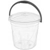 Makro vedro 10 l s vekom transparentné