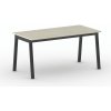 Rokovací kancelársky stôl PRIMO BASIC, 160x80 cm, čierna podnož, dub prírodný Rokovací kancelársky stôl PRIMO BASIC, 160x80 cm, čierna podnož, dub prírodný