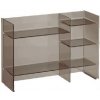 Laufen Kartell - Policový regál, 75x26x53 cm, dymová H3893310850001 Laufen Kartell - Policový regál, 75x26x53 cm, dymová H3893310850001