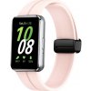 eses Silikónový remienok s magnetickou sponou pre Samsung Galaxy Fit 3 - Ružový eses Silikónový remienok s magnetickou sponou pre Samsung Galaxy Fit 3 - Ružový