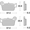Brzdové doštičky sbs klx SBS 790RSI Brzdové doštičky sbs klx SBS 790RSI